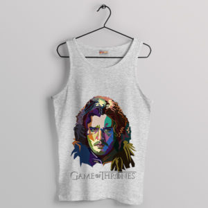 Fanfiction Kit Harington Jon Snow Sport Grey Tank Top
