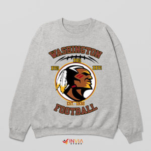 Fans Art WashingtonFootball Team Merch Sport Grey Sweatshirt