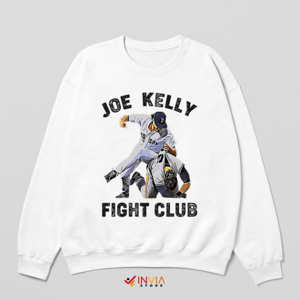 Fight Club Meme Joe Kelly Dodgers White Sweatshirt