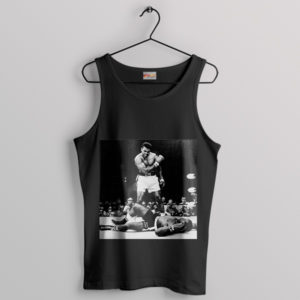 Fights Muhammad Ali Sonny Liston Black Tank Top