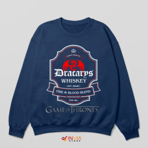 Fire And Blood Blend Dragon Dracarys Navy Sweatshirt