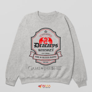 Fire And Blood Blend Dragon Dracarys Sport Grey Sweatshirt