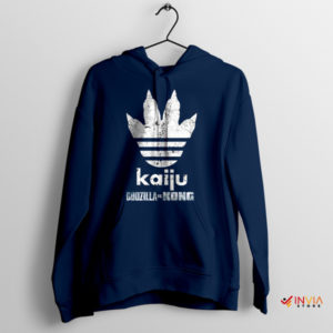 Flying Kaiju Godzilla Adidas Movie Navy Hoodie