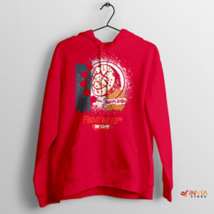 Friday the 13th Horror Icon Blink 182 Red Hoodie