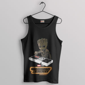 Funny Baby Groot Costume Music DJ Tank Top