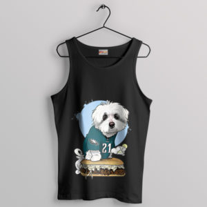 Funny Dog Breeds Philadelphia Eagles Black Tank Top
