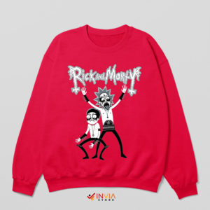 Funny Rick Morty Kiss Paul Stanley Sweatshirt