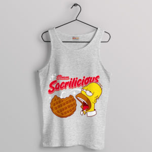 Funny Sacrilicious Homer Simpson Sport Grey Tank Top