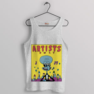 Future Squidward Artists Only Meme Sport Grey Tank Top
