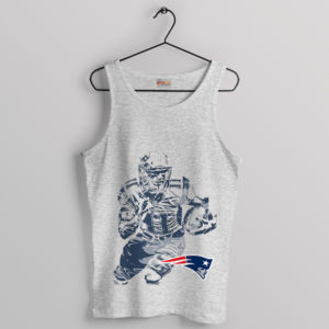 Game NFL Julian Edelman Patriots Sport Grey Tank Top