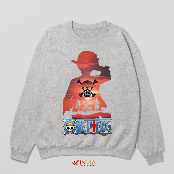 Gear 5 Luffy Bounty Netflix Series Sport Grey Sweatshirt