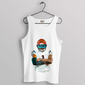 Gear Up for Game Day with Ja'Marr Chase White Tank Top