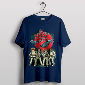 Ghostbusters Stranger Things Season 5 Navy T-Shirt