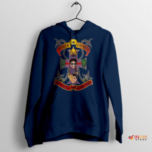 Gnr Discography Album Spider-Man Villains Navy Hoodie