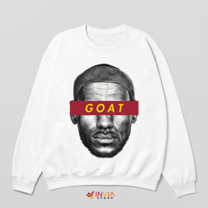 Goat Art Face Lebron James Sweatshirt