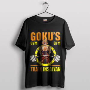 Goku Gym Trainer Going Insaiyan Black T-Shirt