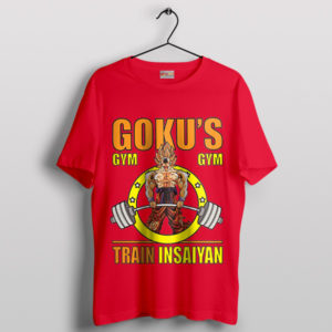 Goku Gym Trainer Going Insaiyan Red T-Shirt