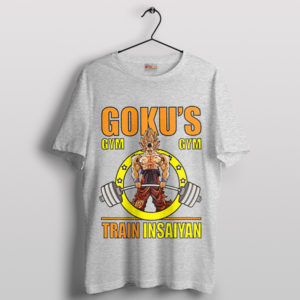 Goku Gym Trainer Going Insaiyan Sport Grey T-Shirt