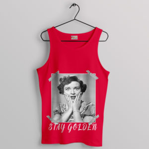 Golden Betty White Tv Shows Red Tank Top