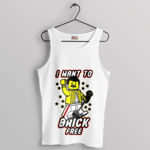 Golden Brick Lego Freddie Band Tank Top