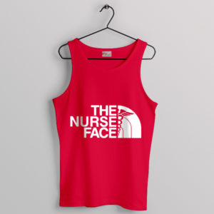 Good Nurse The North Face Red Tank Top