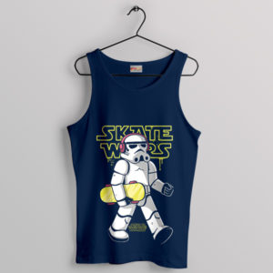 Good Stromtrooper Skateboarding Sport Navy Tank Top