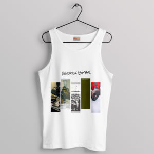 Graphic Art Discography Albums Kendrick Lamar White Tank Top