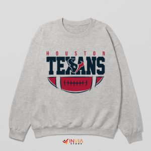 Graphic Art Houston Texans Merch Sport Grey Sweatshirt