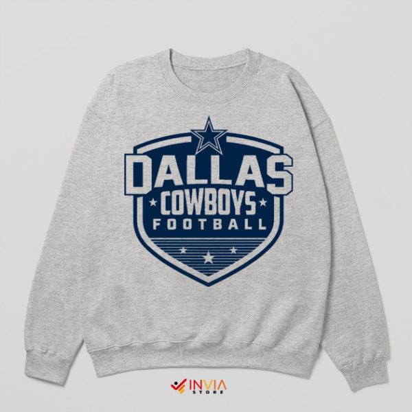 Graphic Dallas Cowboys Super Bowl Wins Sport Grey Sweatshirt