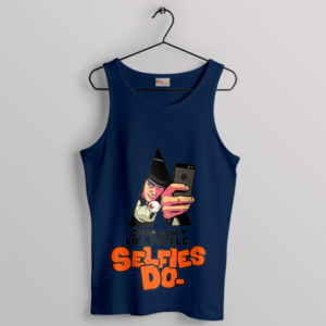 Guns Don’t Kill People Selfies Do Navy Tank Top