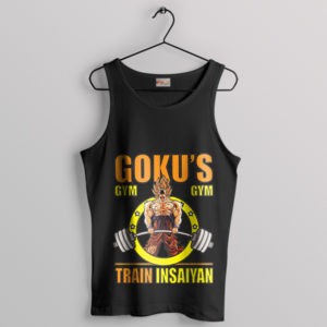 Gym Goku Dragon Ball Z Train Insaiyan Black Tank Top