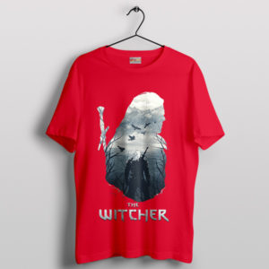 Henry Cavill The Witcher Merch Red T-Shirt