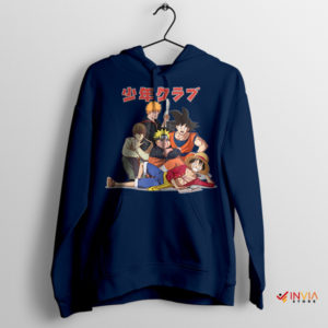 Hero Shonen Jump Current Manga Navy Hoodie