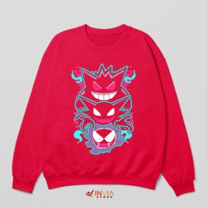 Hey King Boo Ghost Game Mario Red Sweatshirt