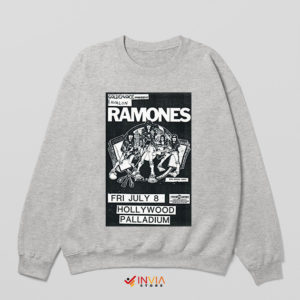 Hollywood Palladium Tamones Tour Setlist Sport Grey Sweatshirt