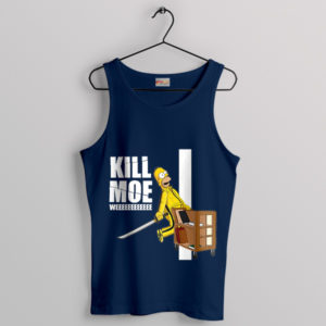 Homer the Great Kill Bill Mondo Poster Navy Tank Top