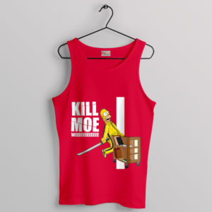 Homer the Great Kill Bill Mondo Poster Red Tank Top