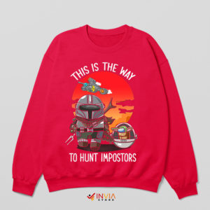 Impostors Famous Mandalorians Red Sweatshirt