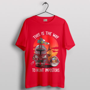 Impostors Mandalorian Among Us Red T-Shirt