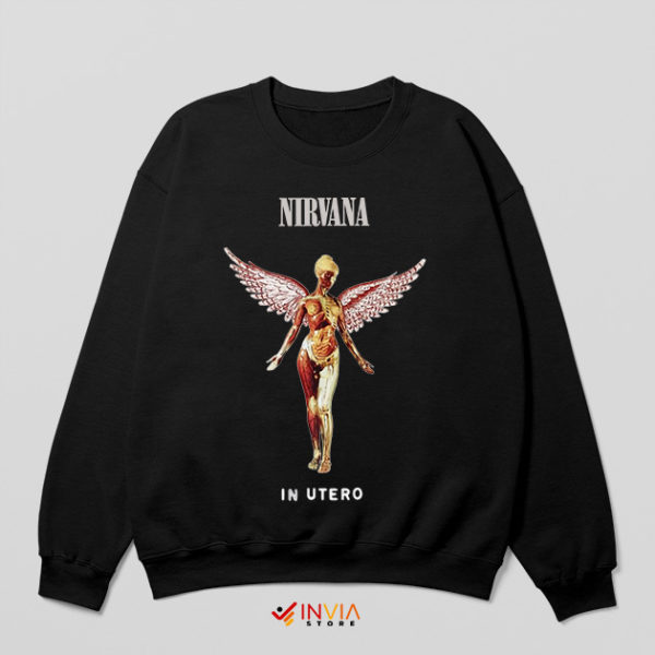 In Utero Album Cover Vintage Nirvana Sweatshirt