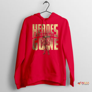 Iron Man Endgame Snap Hologram Speech Red Hoodie