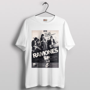 Japan Promo Ramones Hey Ho Let's Go White T-Shirt