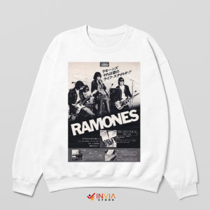 Japan Tour Ramones Pleasent Dreams White Sweatshirt