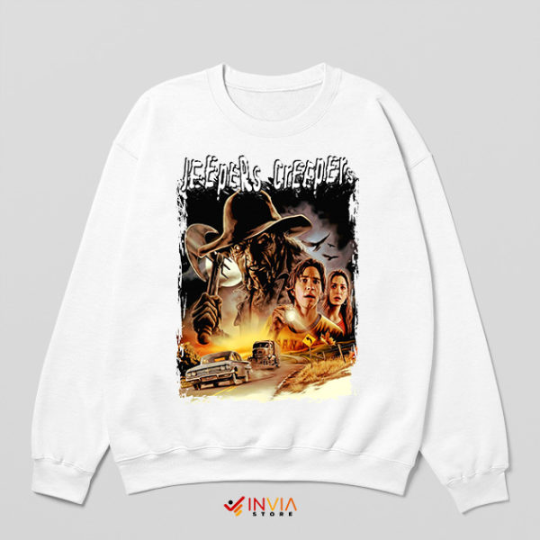 Jeepers Creepers Halloween Costume Art White Sweatshirt