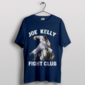 Joe Kelly Baseball Meme Fight Club Navy T-Shirt