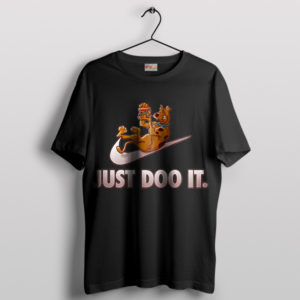 Just Doo It Shaggy Meme Nike Black T-Shirt