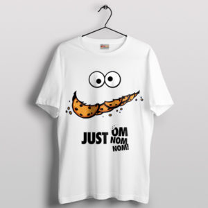 Just Om Nom Cut the Rope Nike White T-Shirt