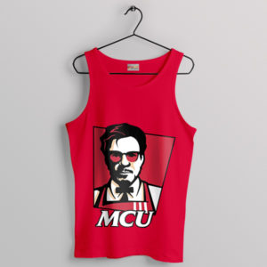 KFC Logo Iron Man Tony Stark Red Tank Top