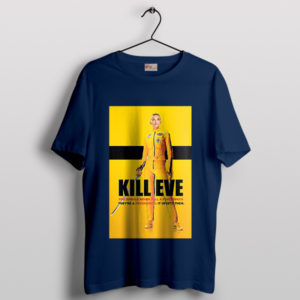 Killing Eve Series Kill Bill Volume 1 Navy T-Shirt