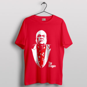 Kingpin Spider Verse Meme the Godfather Red T-Shirt